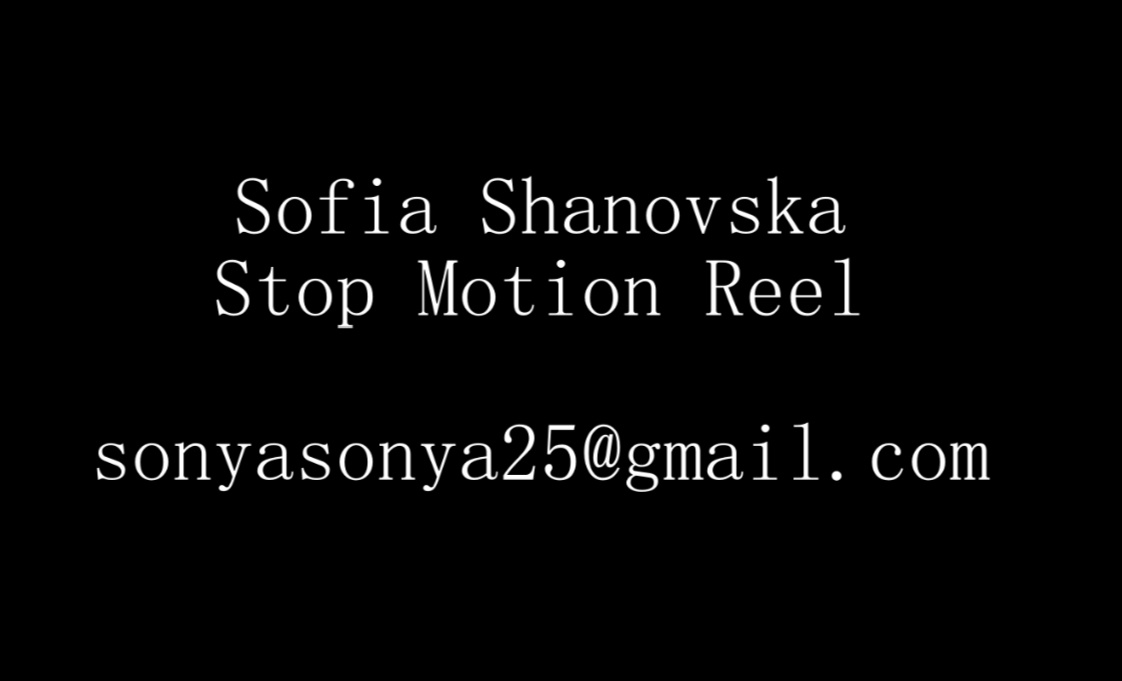 Stop Motion Reel