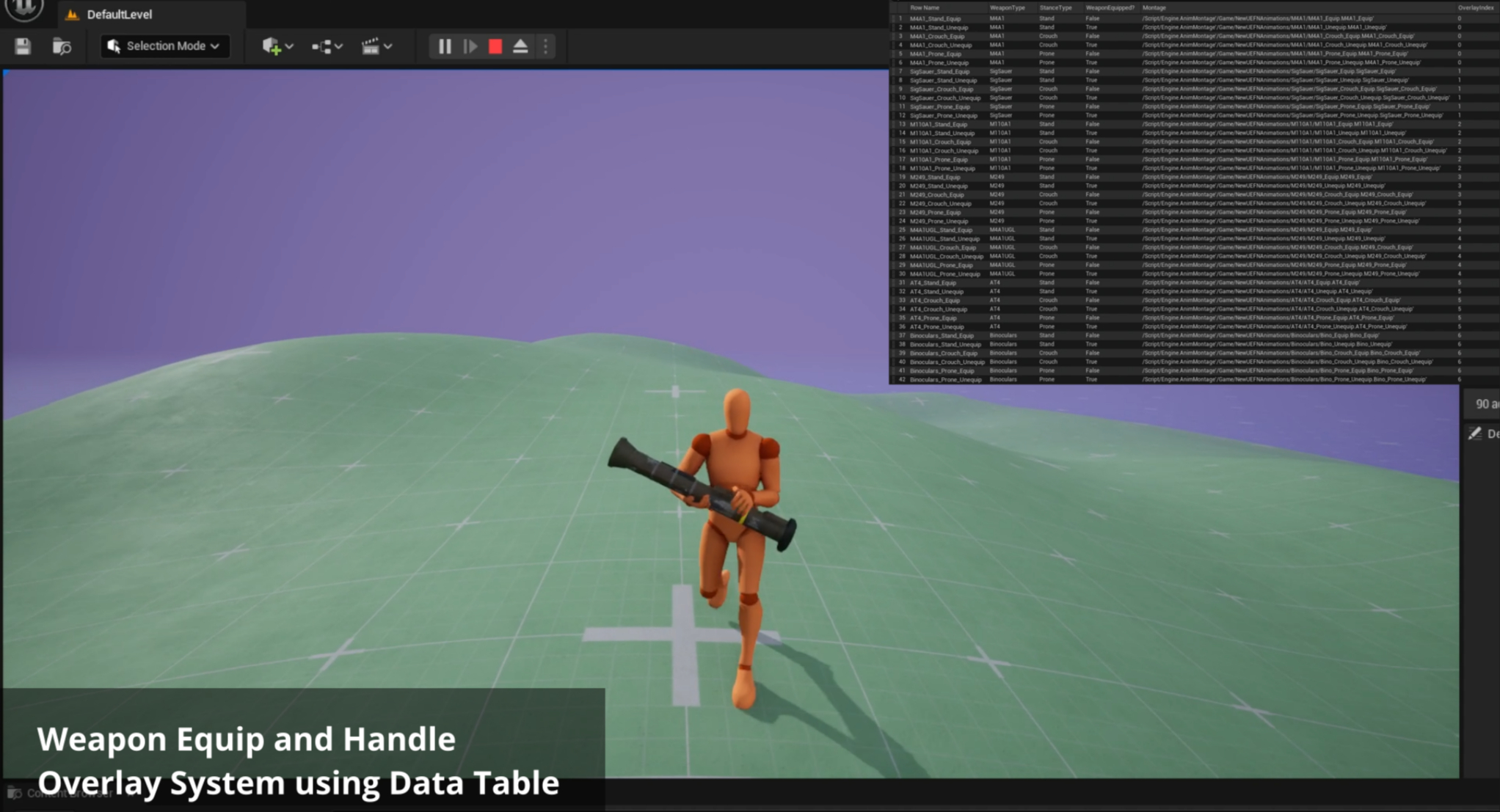 Technical Designer Showreel